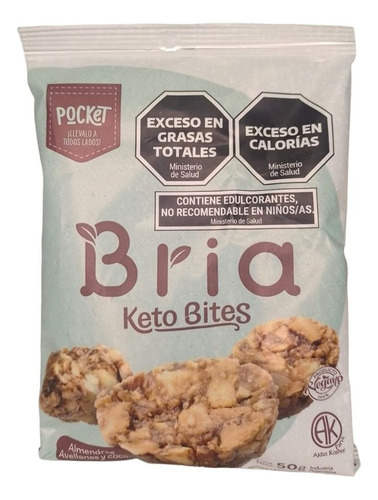 Pocket Keto Bites Bria - Kosher - Pack X8 U.