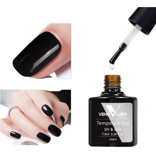 Top Coat Para Uñas Esmaltado Permanente Venalisa Uv