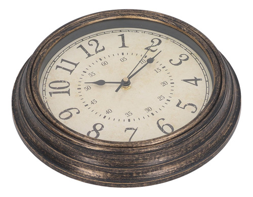 Reloj De Pared Vintage Con Movimiento De Cuarzo Silencioso,