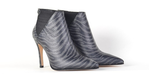 Imagen 5 de 7 de Botas Botinetas De Mujer De Cuero Clacker - Ferraro