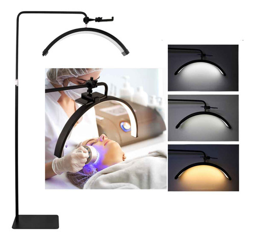 Luminária Led Ring Light Extensão Cílios Lash Meia Lua