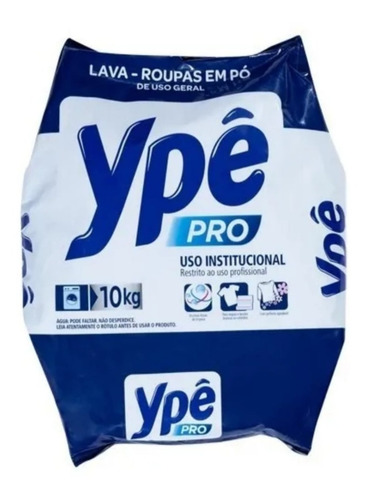 Imagem 3 de 5 de Sabão Em Pó Lava Roupas Ypê Pro Uso Geral 10 Kg