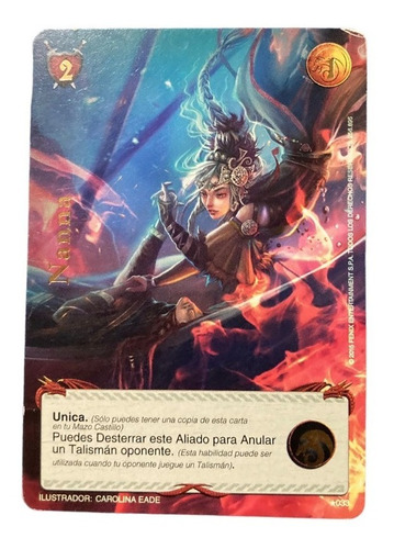 Carta Nanna Promo Edición Furia