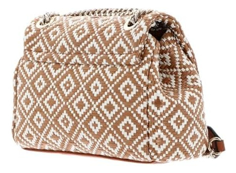 Guess Rianee Bandolera Convertible Con Solapa, Color Coñac
