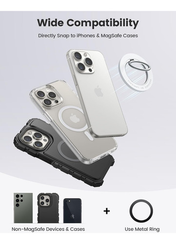 Magnetic Ring P/ Magsafe Lamicall Rs06-eu-w, Color Azul...