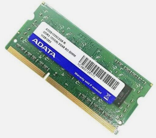 Memoria Ram 2gb Adata 2rx8 Pc3 10600s