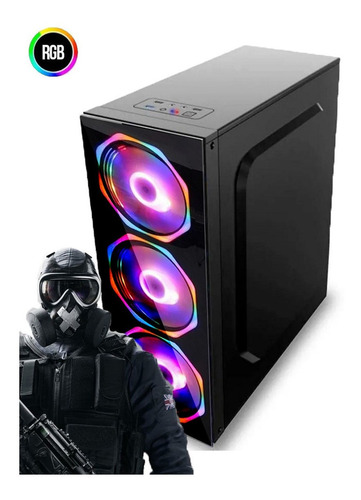 Cpu Pc Gamer I5 8gb Amd Radeon Rx 2gb Ddr5 Hd 500gb
