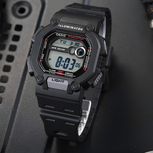 Reloj Hombre Casio W-737h-1a Negro Digital