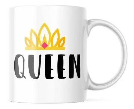 Taza Duo Pareja King Queen Personalizada Taza Duo Pareja King Queen Personalizada