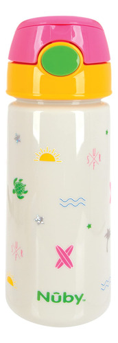Nuby Vaso Thirsty Kids Flip-it Active - Blanco