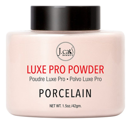 Base de maquillaje J Cat Polvo Suelto Luxe Porcelain Polvo Suelto Luxe Pro Porcelain