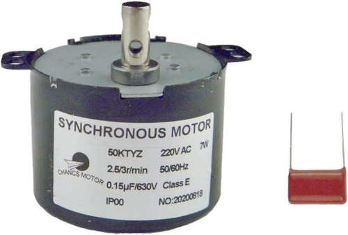 Motor Síncrono Eléctrico Chancs 50 Ktyz Ac 110 V 2,5/3 Rpm