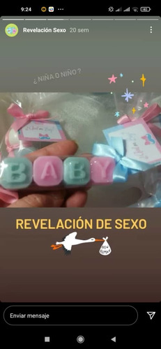 Imagen 6 de 8 de Recuerdos Babyshower Bautizos Nacimientos 15años Comunión