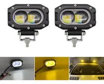 Comprar Faros Lupa 2 Led Tipo Walle 2 Colores Ambar Blanco 12v \u002F 24v