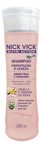 Shampoo Nick Vick Nutri Hidratação E Leveza 260ml
