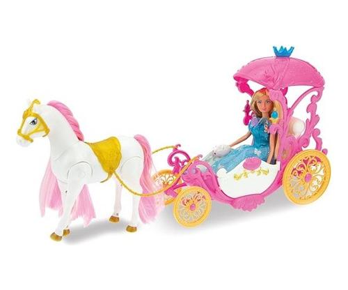 Muñeca Carruaje Pony Caballo Juguete Niñas Niños Princesa 