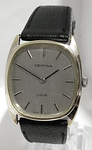 Fino Reloj Suizo Certina Jubilé '60s Cuerda Antíguo Vintage 