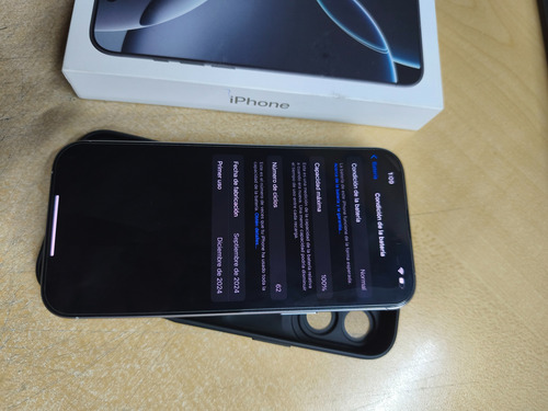 Celular iPhone 16 Pro Max A3295 White Titanium 256gb (Usado)