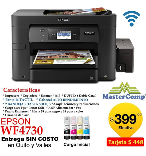 Impresora Epson Wf2830 Wf2850 Con Wifi-duplex-mejor Q L3150