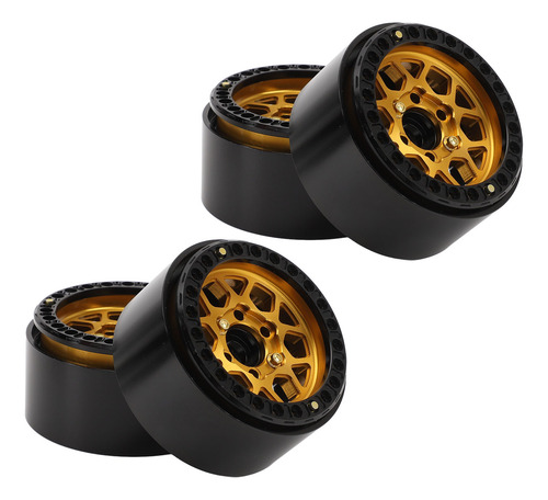 Juego De Cubos De Rueda Rc, 4 Piezas, Cubos De 1,9 Pulgadas,