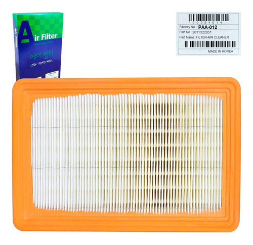 Imagen 3 de 9 de Filtro Aire Motor Elantra 1.5 1998 1999 2000 Original