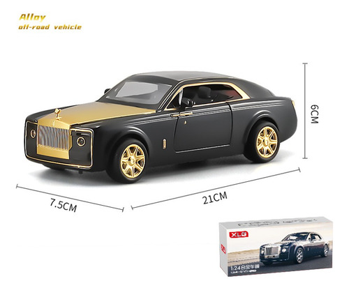 Rolls-royce Sweptail Miniatura Metal Autos Luces Y Sonido