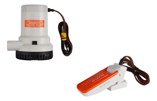 Bomba De Porão 2000 Gph 12v + Automático Seaflo