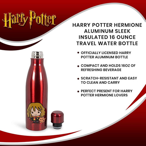 Harry Potter Hermione Botella De Agua Elegante De Aluminio C
