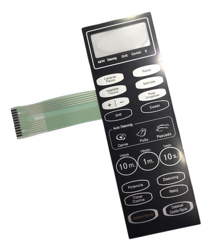 Imagen 1 de 3 de Frente Teclado Membrana Para Microondas Whirlpool Wmg26