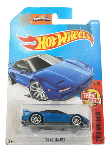 Hot Wheels '90 Acura Nsx Then And Now 3/10 Año 2016