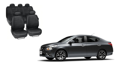 Fundas En Tactopiel Nissan Versa Advance 2018 Original Msi