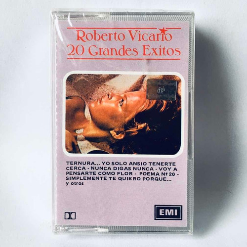 Roberto Vicario - 20 Grandes Éxitos - Cassette Nuevo Sellado