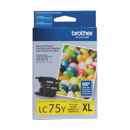 Cartucho Brother Lc75y Xl Amarillo Original J6710 6910 6510