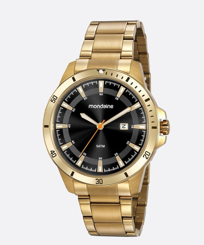 Relogio Mondaine Masculino 99438gpmvda2 Esportivo Dourado