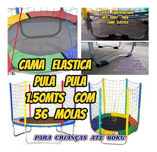 Pula Pula Top Completa 1.50mts Para Crianças Até 80kg+brinde