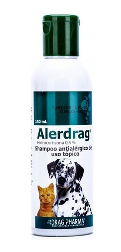 Shampoo Antialergico Alerdrag Perro/gato Razas Mascotas