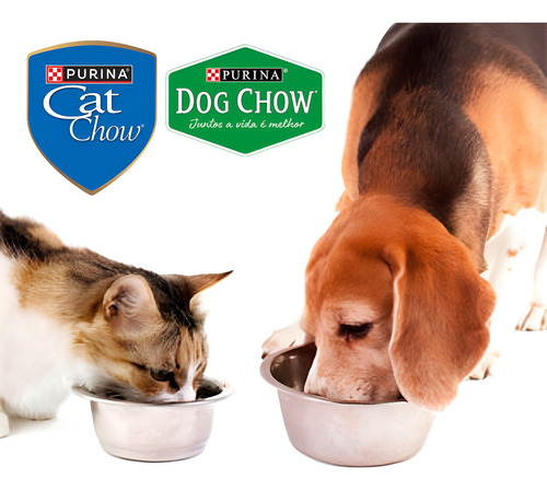 Pack Cat Chow Delimix 8kg + Dog Chow Adultos Minis 8kg