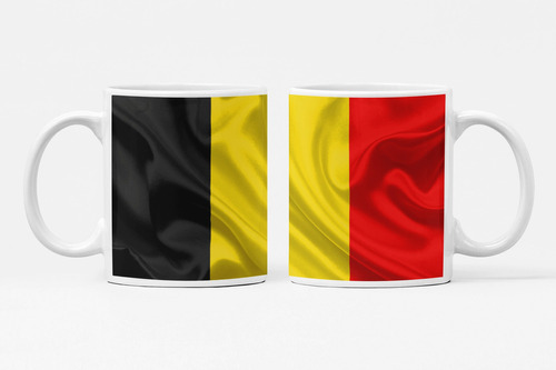 Caneca Bandeira Da Bélgica