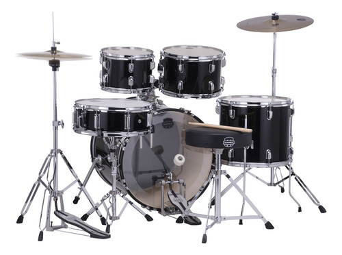 Batería De 5 Pzs Serie Comet Color Dark Black Cm5044ftc-dk-s Color Dark Black