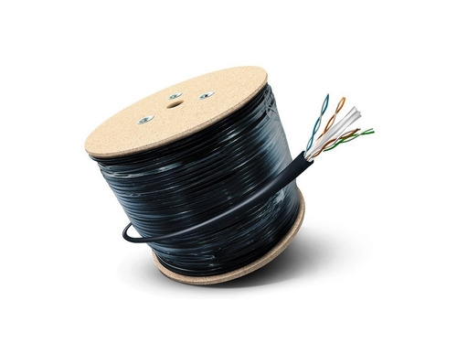 Bobina Cable Red Utp Exterior Cat.6 Rollo 305mts Doble Vaina