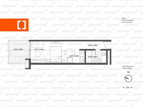 Venta De Apartamento Obra Construcción Monoambiente En Pocitos Nuevo, More Echevarriarza Unidad 119