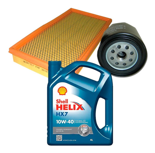 Kit Filtros Wega + Shell Hx7 Jeep Cherokee 4.0 1988»2000