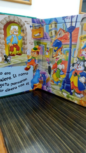 Puzle Libro - Pinocho - 6 Puzles