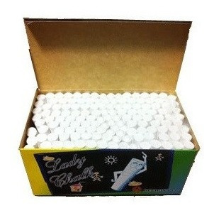 Imagen 3 de 3 de Tizas Blancas Playcolor Caja X 144 Jardin Escuela