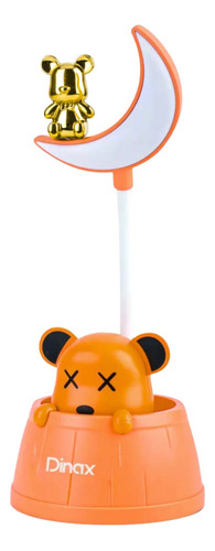 Lampara De Noche Recargable Led Portalápiz Usb Dinax Niños