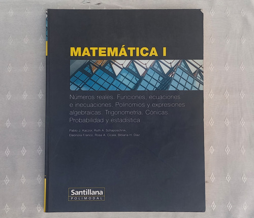 Libros De Matemáticas Polimodal - Editorial Santillana (Usado)