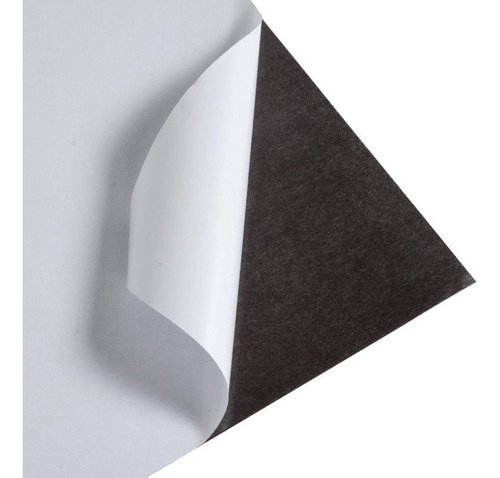 Imagen 1 de 6 de Rollo Plancha Imán Autoadhesivo 1mt X 61cm Grueso 0.3mm Plus