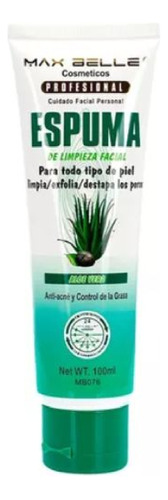 Espuma De Limpieza Facial De Aloe Vera Global