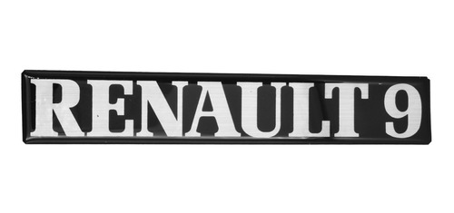 Emblema Letrero Renault 9 Placa