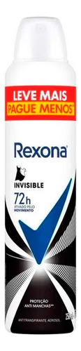 Antitranspirante Rexona Invisible 250 ml